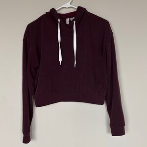 H&M Deep Burgundy Hoodie